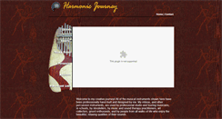 Desktop Screenshot of harmonicjourney.com